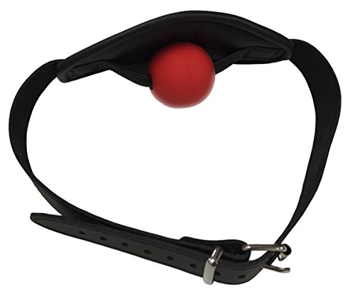 Tula-Toys Leder-Mundknebel (Innenball 40mm)