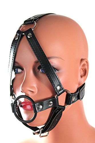 aierwish Bondage-Harness mit Ringknebel 40mm