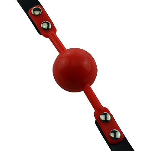 BDSM Erotik verstellbarer Ballknebel rot Ø 4cm